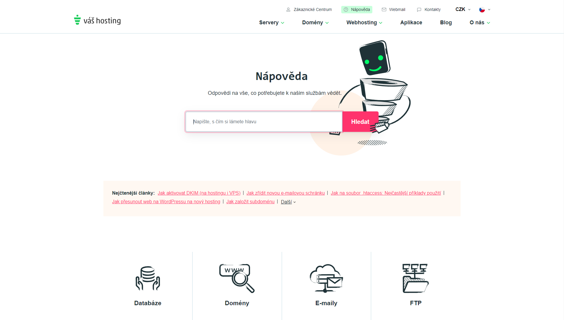 Váš Hosting Nápověda