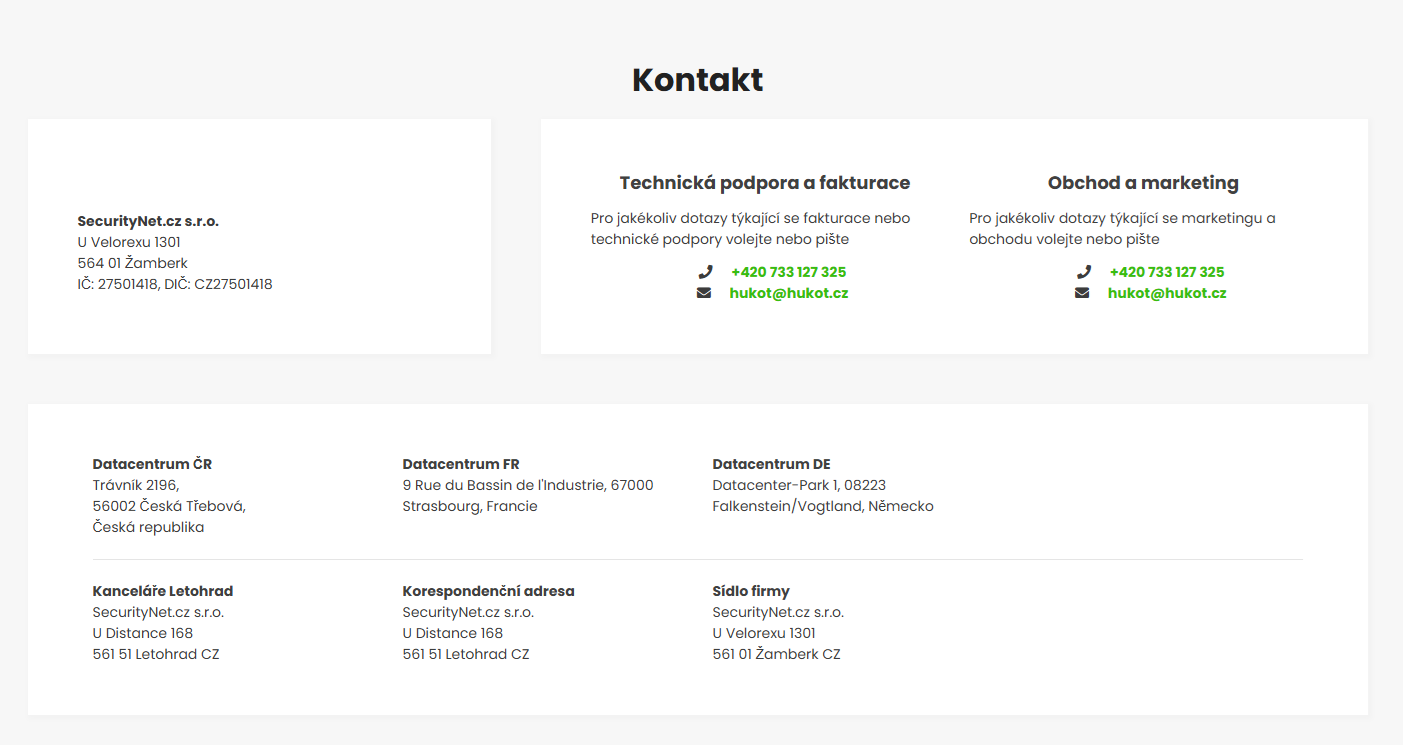 Hukot Kontakt