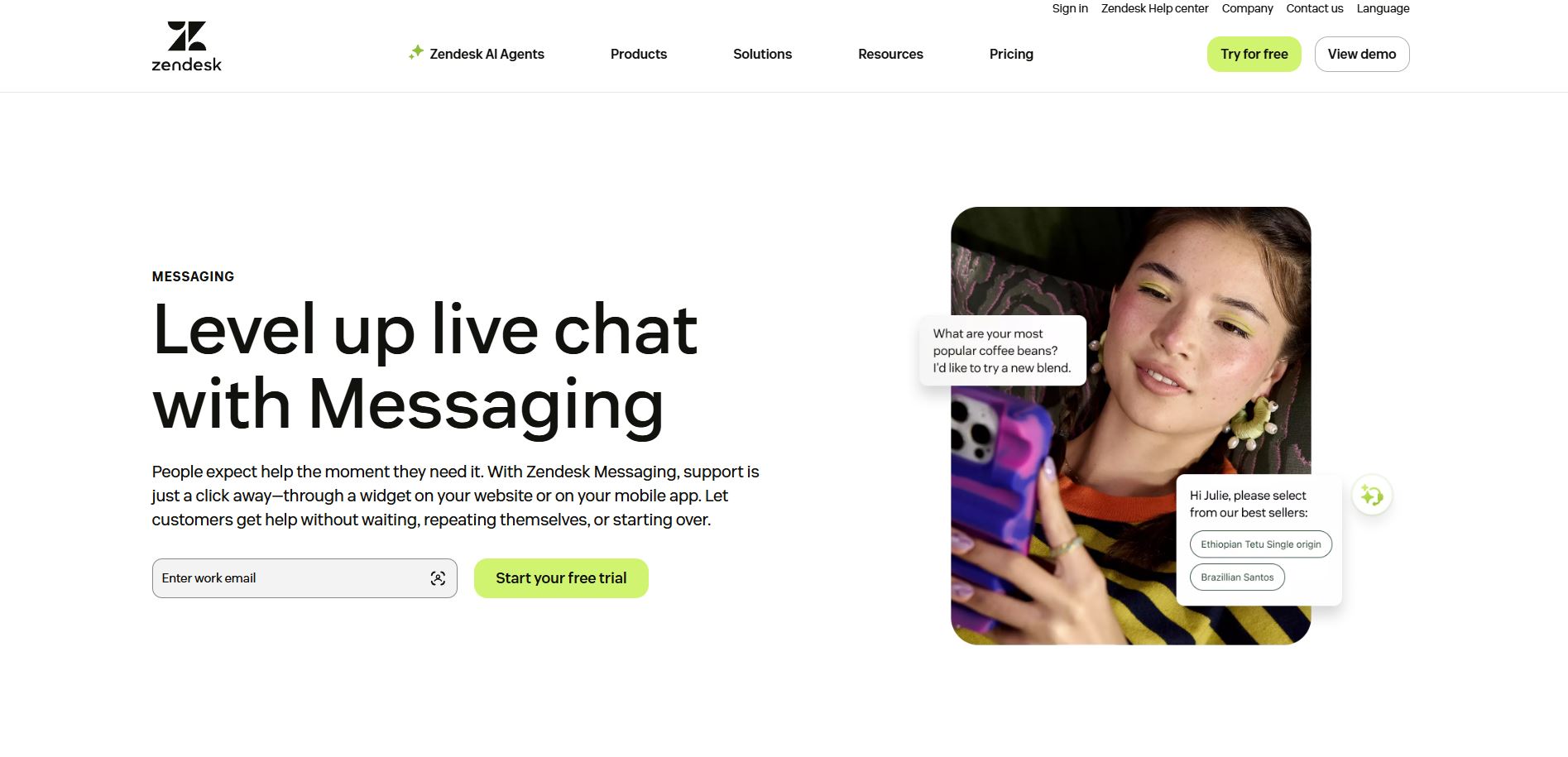Zendesk Live Chat