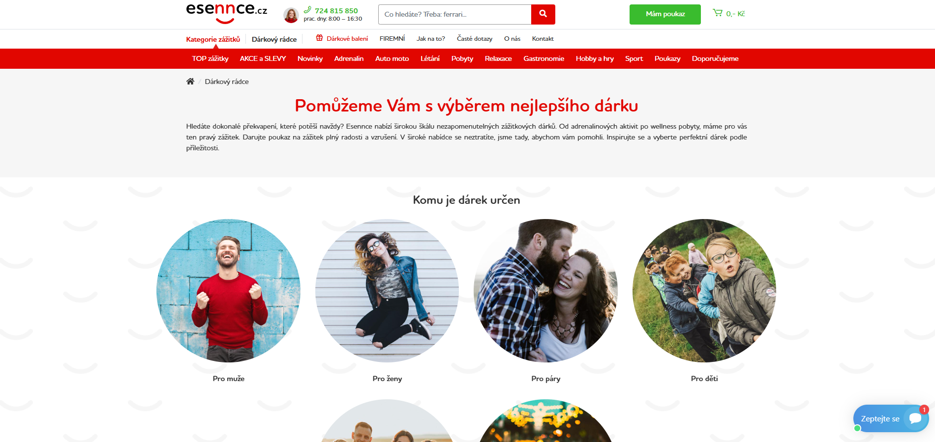 Esennce Dárkový Rádce