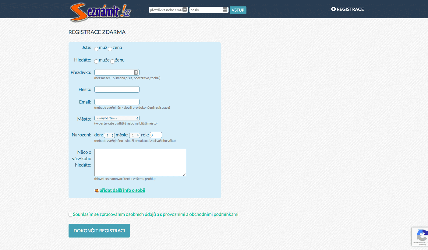 Ukázka online datování dopis