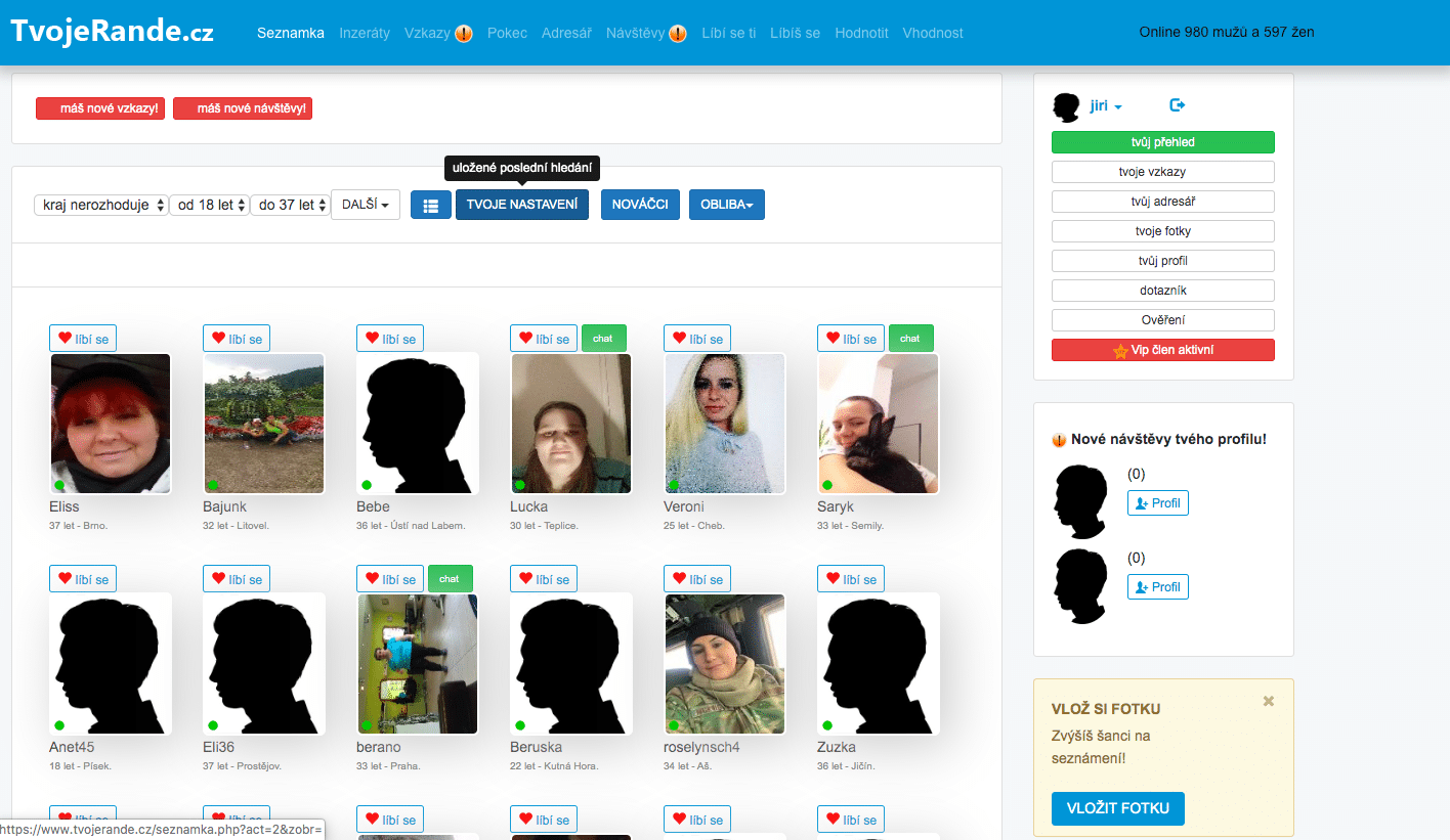 najděte seznamovací profily podle uživatelského jména seznamka topix