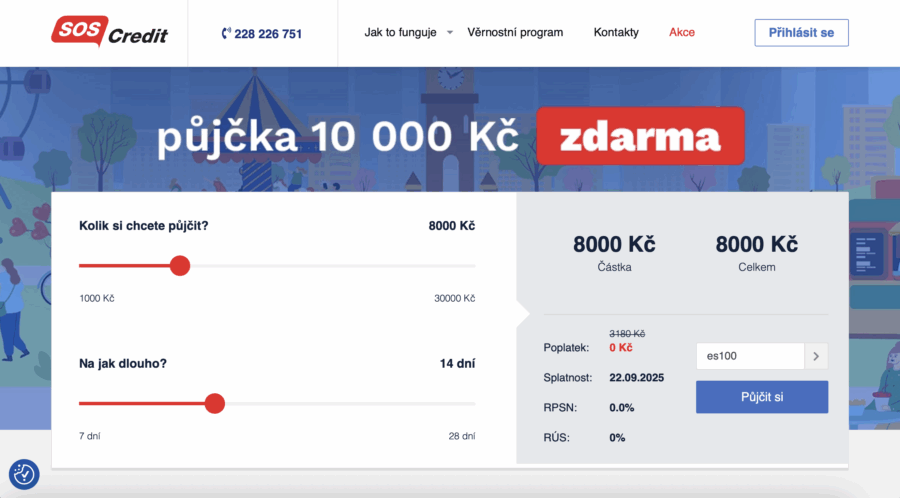 Sos Credit – úvod