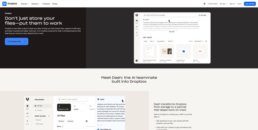Dropbox úložiště