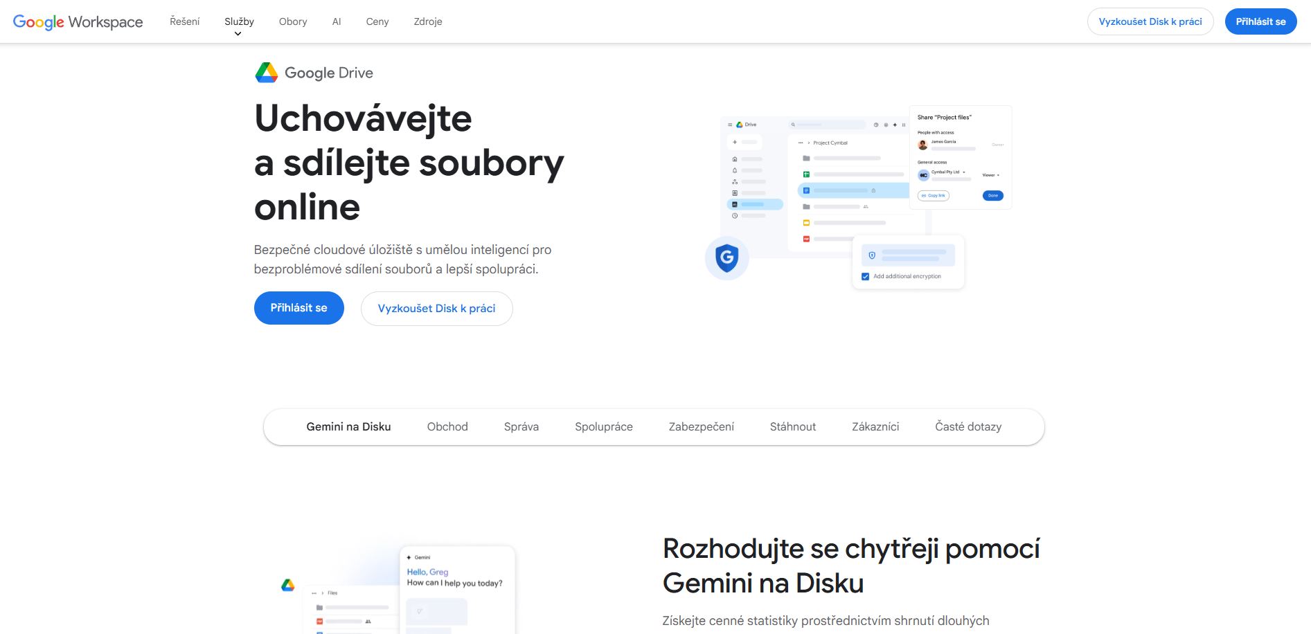 Google Drive Hlavní Strana