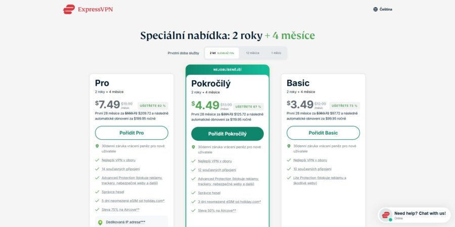 Expressvpn Ceník