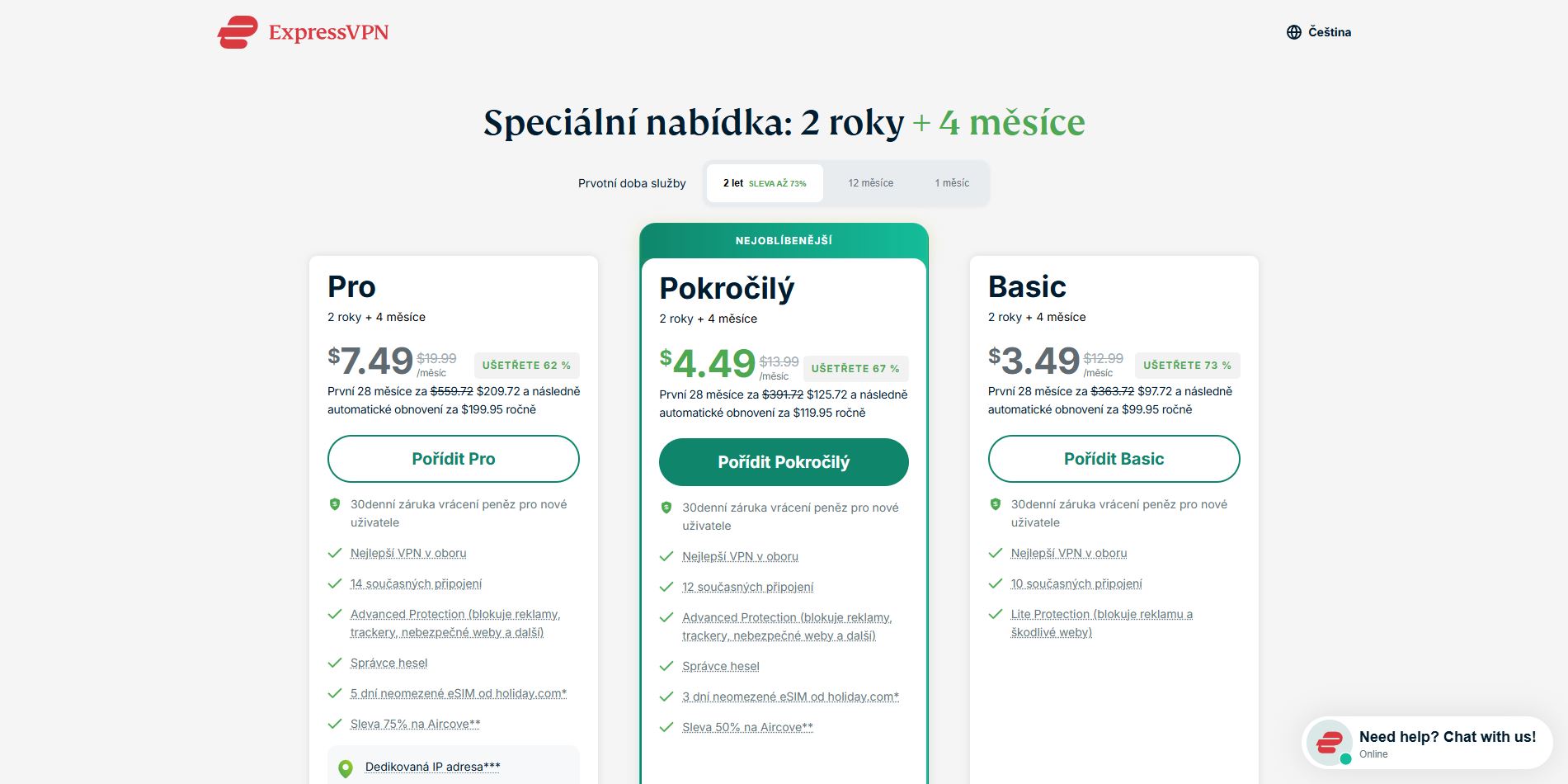 Expressvpn Ceník