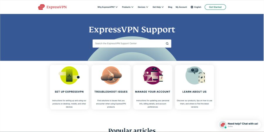 Expressvpn Podpora
