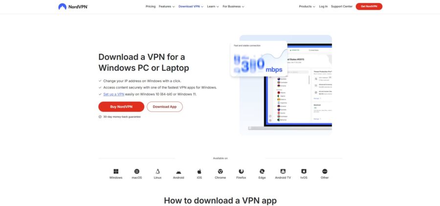 NordVPN Kompatibilita
