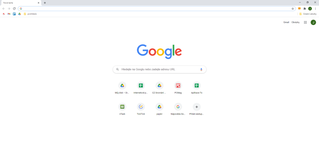 Google Chrome Domovska Stranka