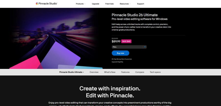 Pinnacle Studio Hlavní Strana