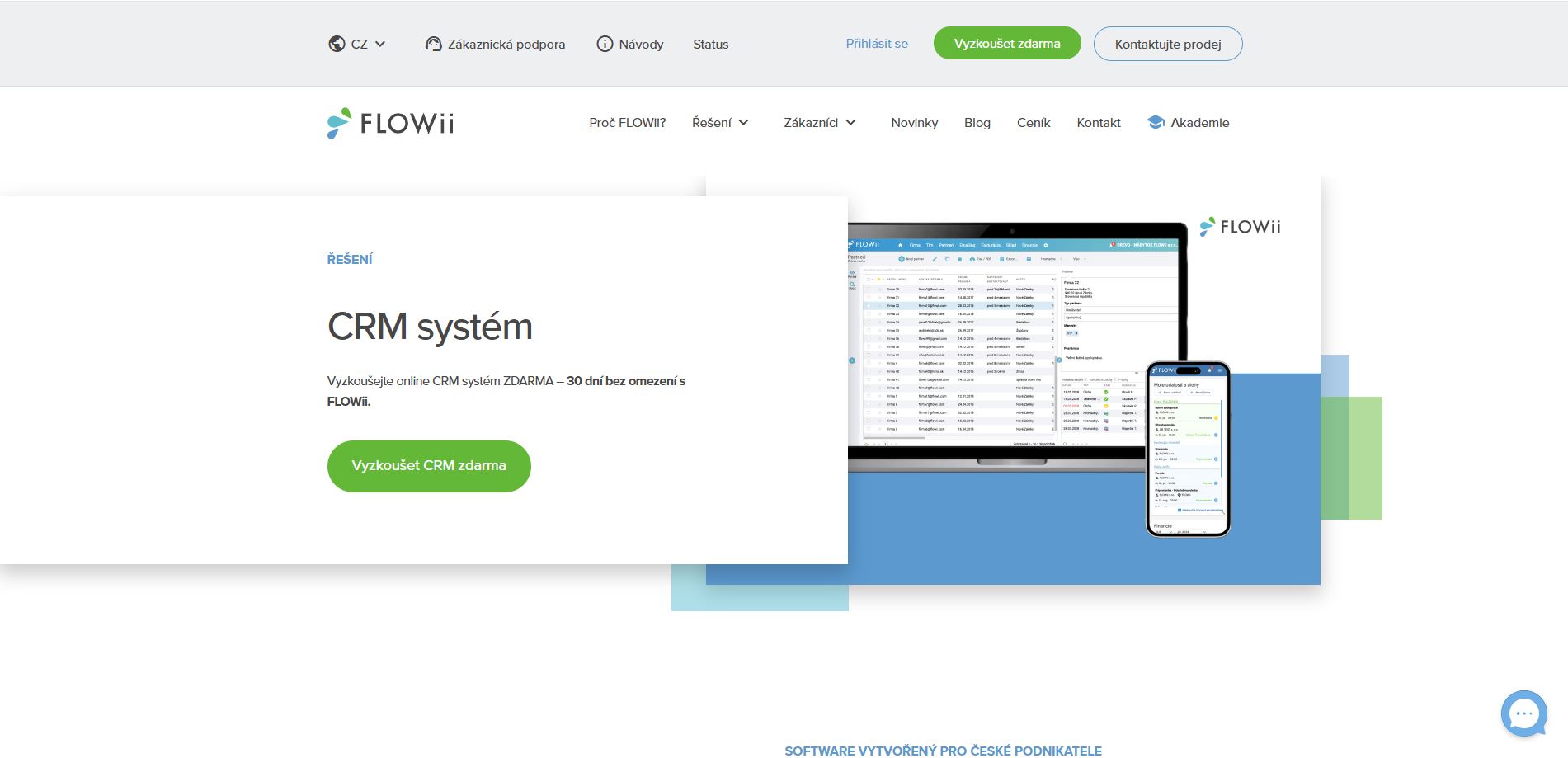 Flowii Crm Systém