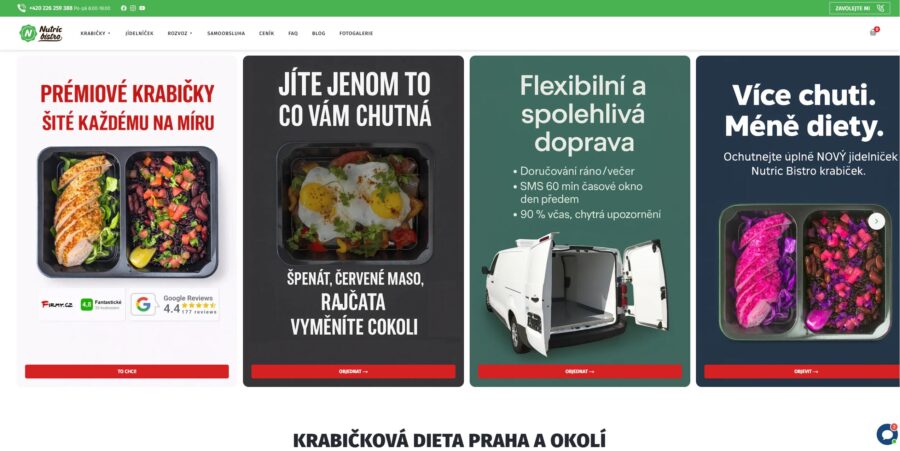 Nutric Bistro Hlavní Strana