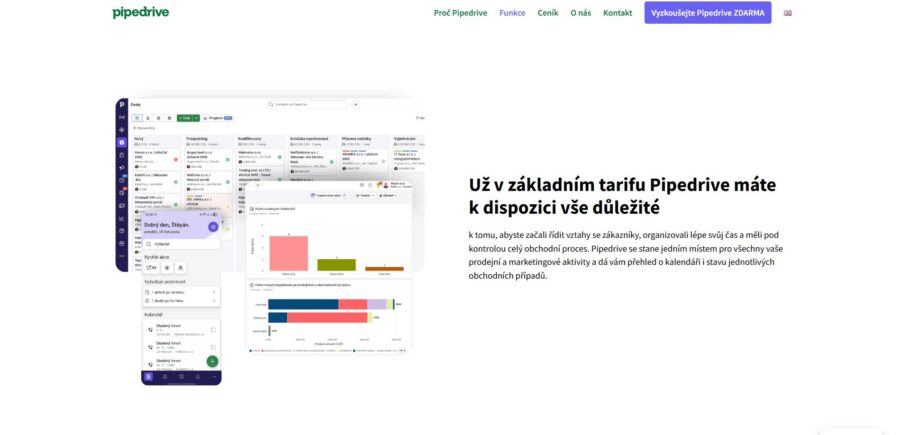 Pipedrive Funkce