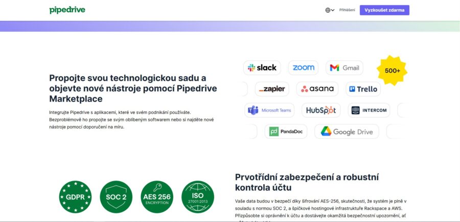 Pipedrive Integrace
