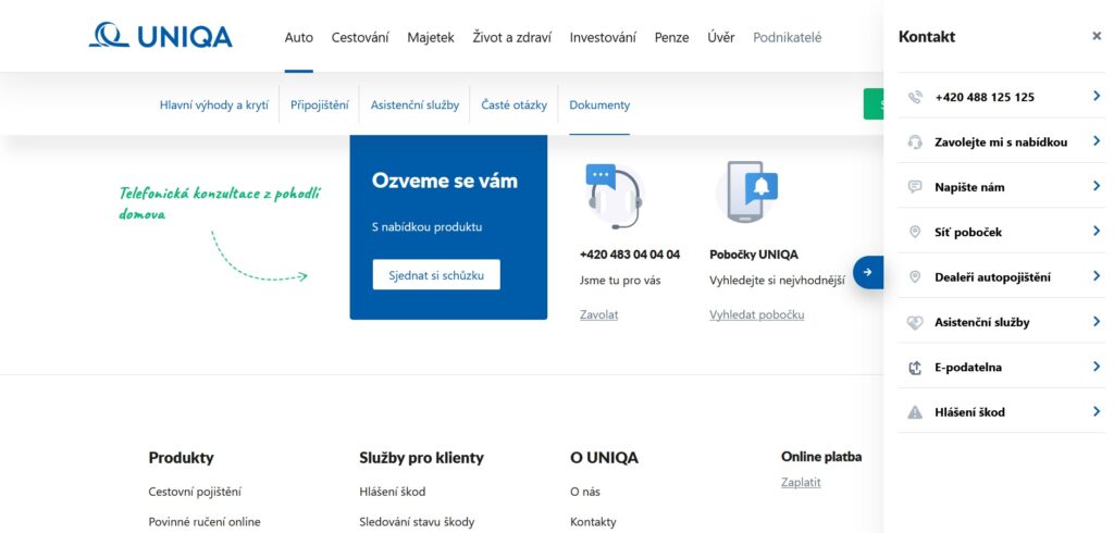 Uniqa Havarijní Pojištění Podpora