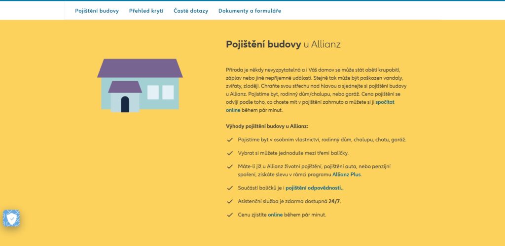 Allianz Pojištění Majetku Pojištění Budovy