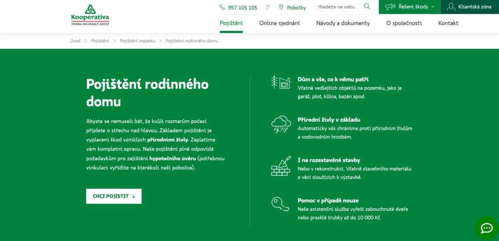Kooperativa Pojištění Majetku Detaily