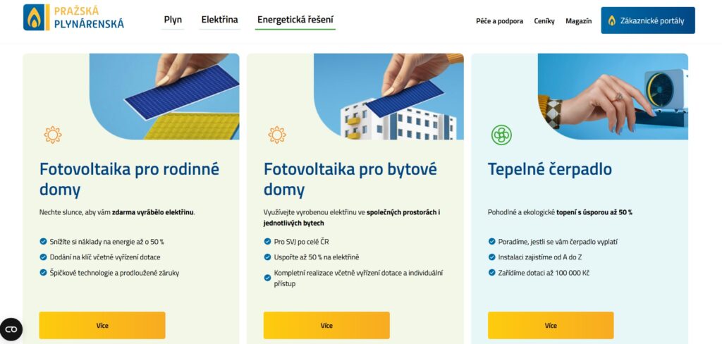 Pražská Plynárenská Energetická řešení