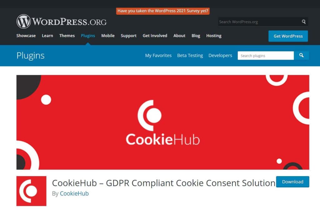 Cookiehub WordPress Plugin