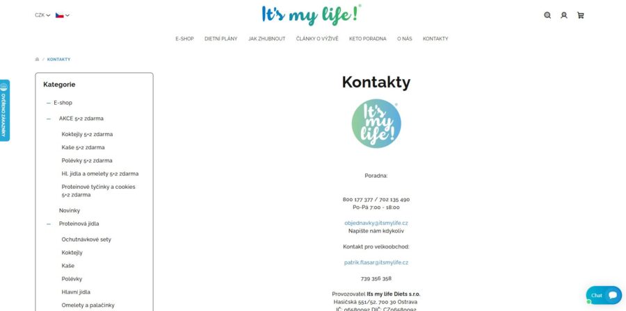 It’s My Life Podpora