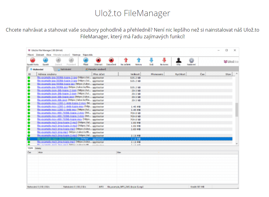 Uloz To Filemanager