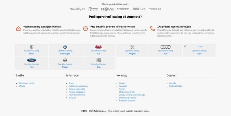 Proč Operativní Leasing Od Autonoto