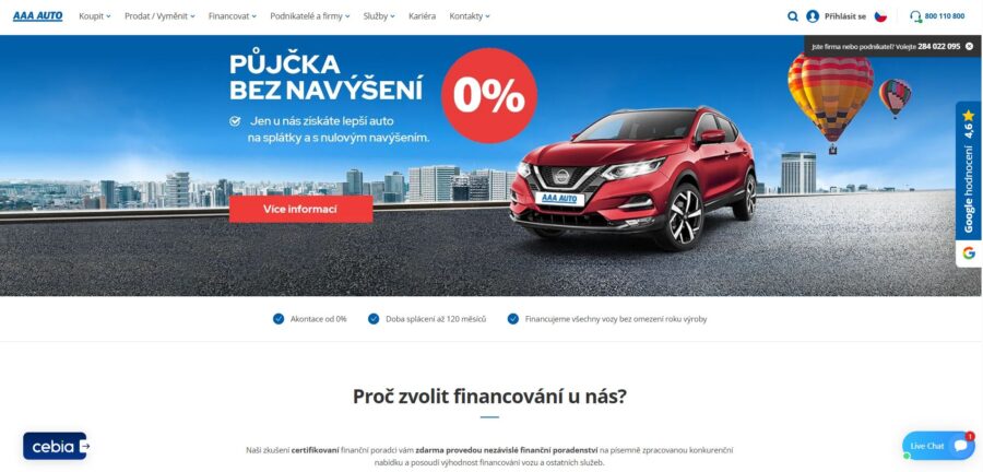 Aaa Auto Financování