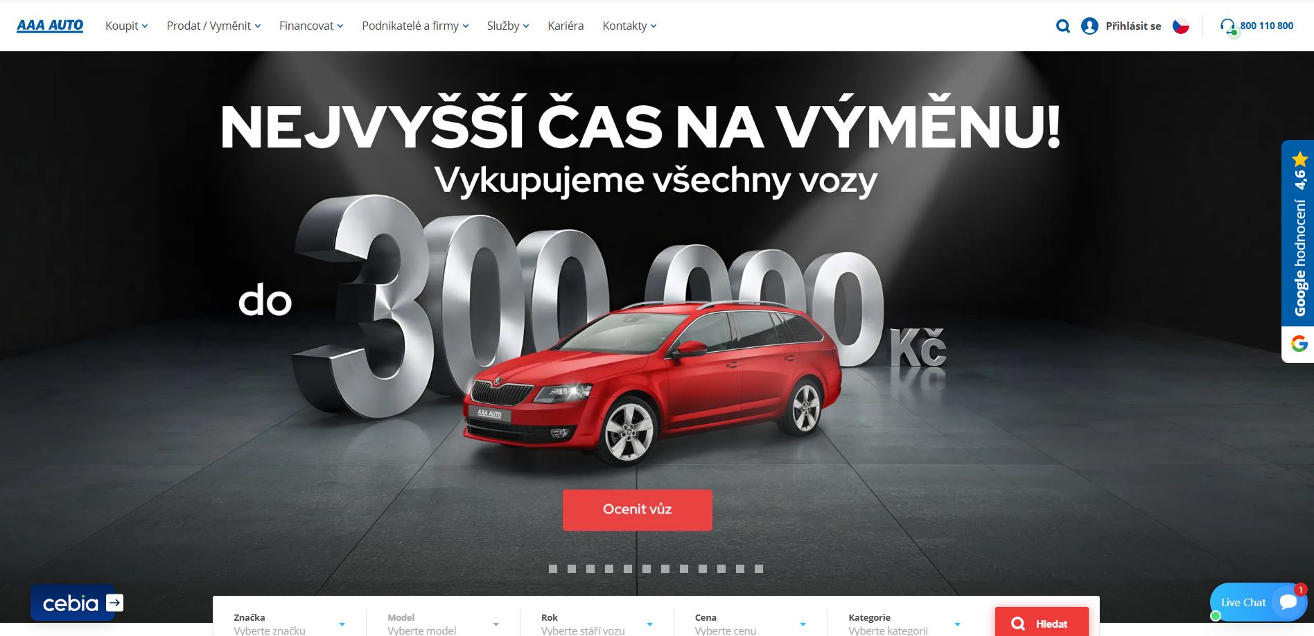 AAA Auto Recenze a zkušenosti v roce 2026 | 5NEJ.CZ