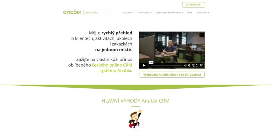 Anabix Crm Hlavní Strana