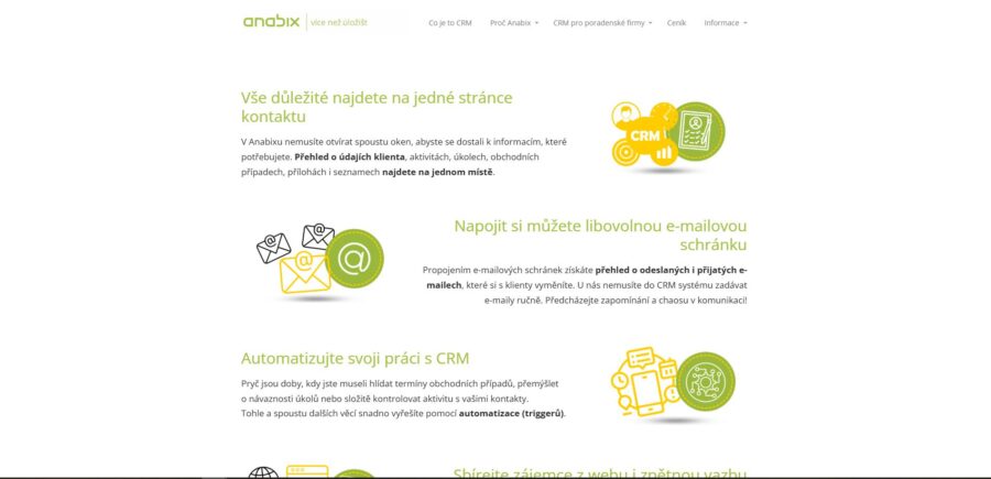Anabix Crm Hlavní Výhody