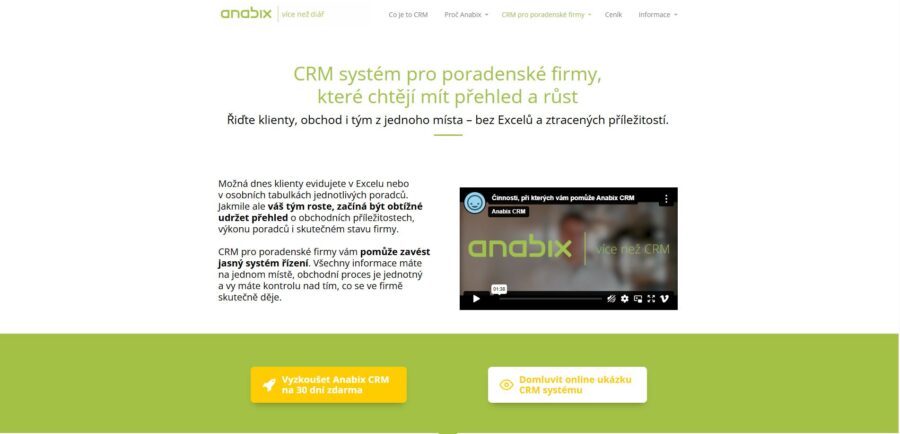 Anabix Crm Pro Poradenské Firmy