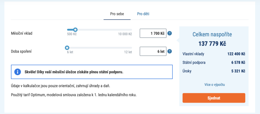 Čsob – Kalkulačka