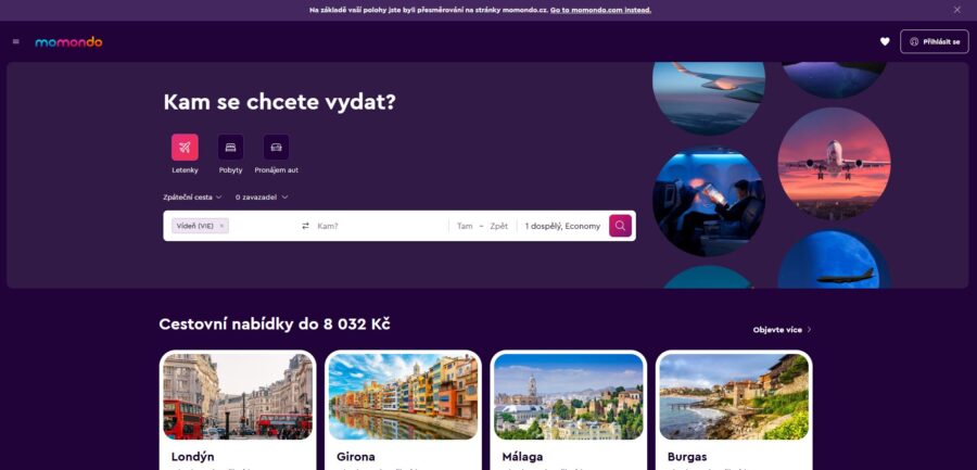 Momondo Hlavní Strana