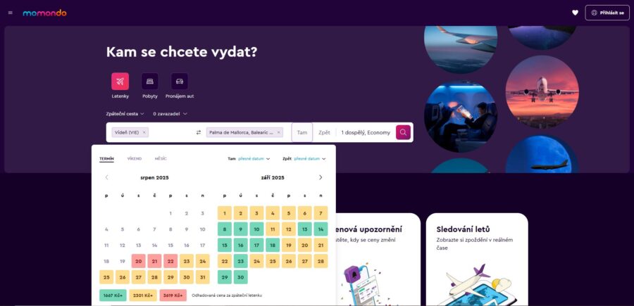 Momondo Kalendář