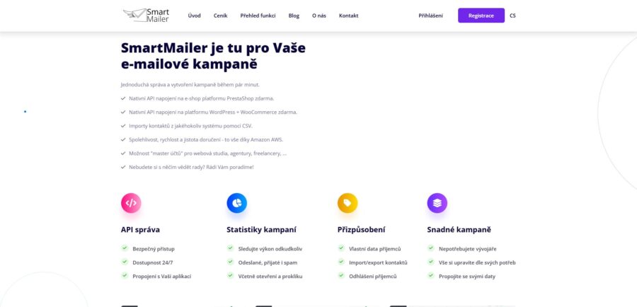 Smartmailer Funkce