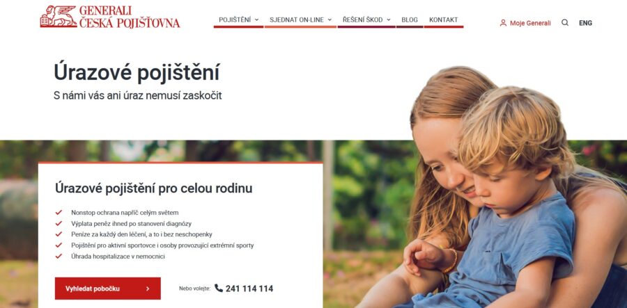 Generali úrazové Pojištění úvod