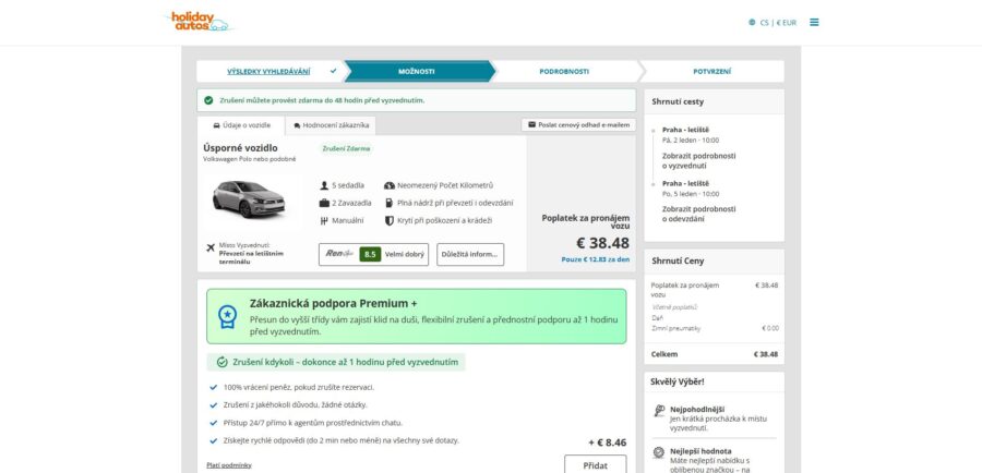 Holiday Autos Rezervace Auta
