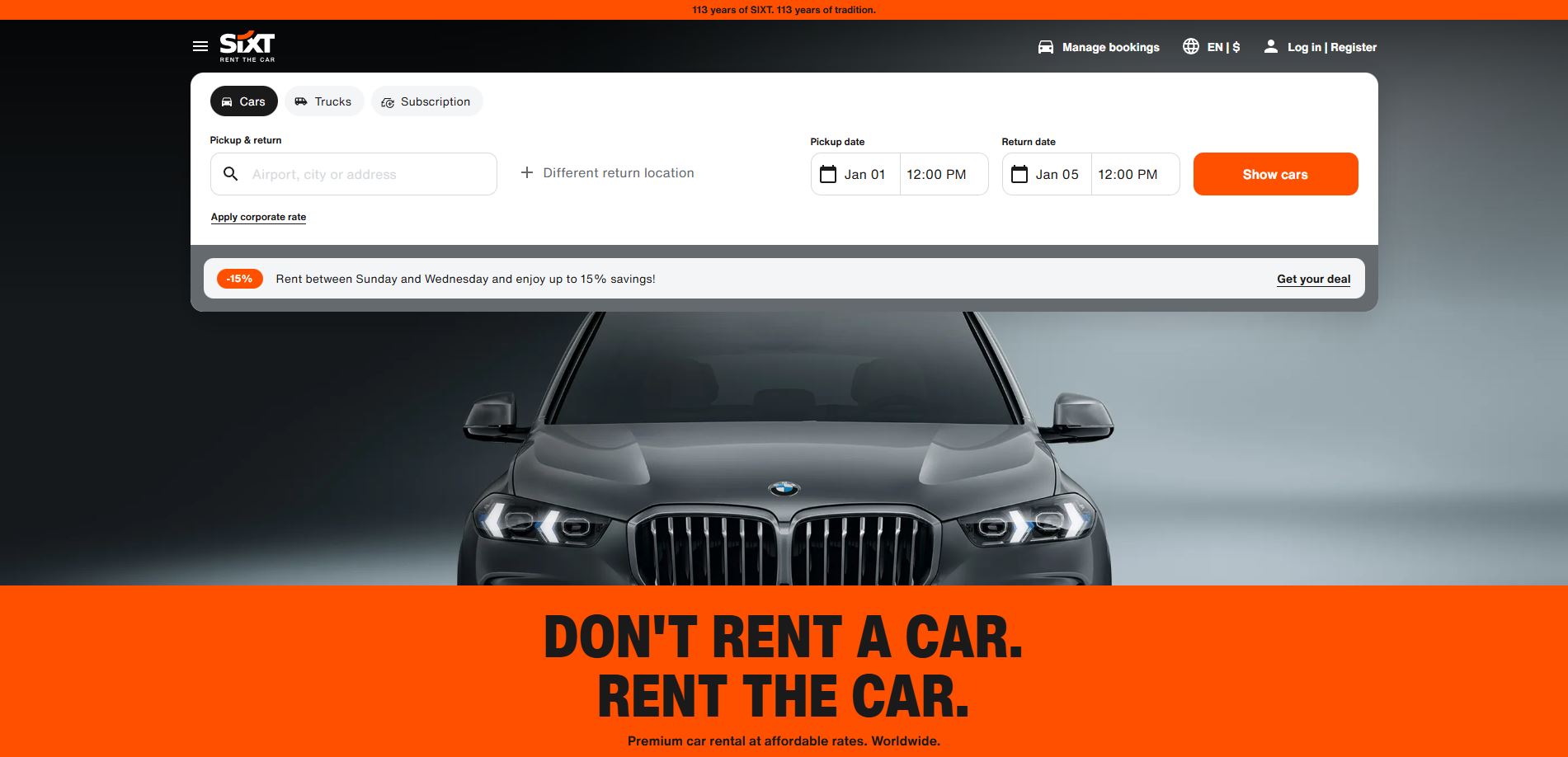 Sixt Hlavní Strana