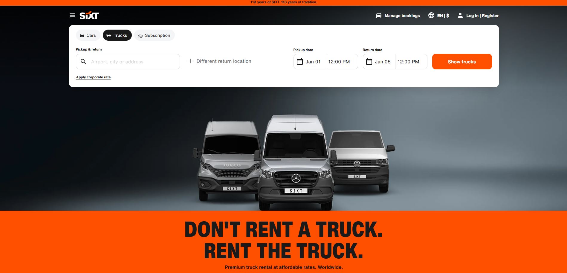 Sixt Pronájem Užitných Vozů