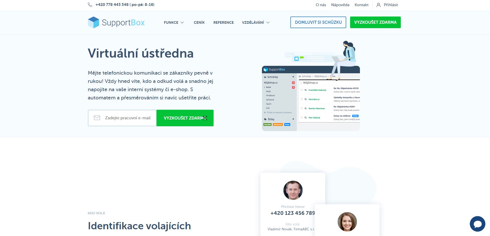 Supportbox Hlasové Služby