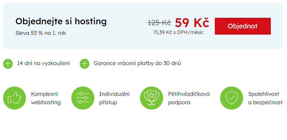 Cesky Hosting Sleva