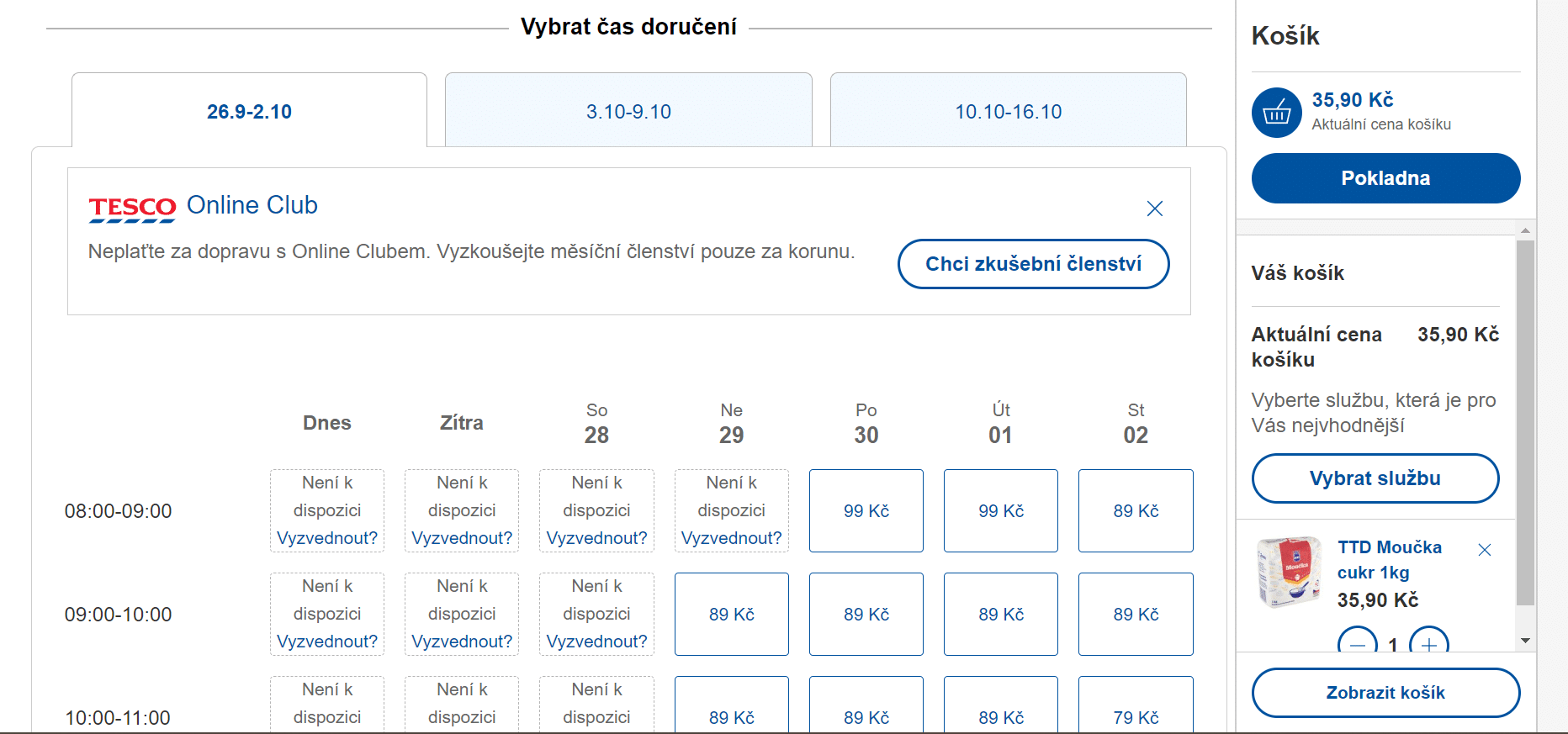 Itesco Datum Doručení