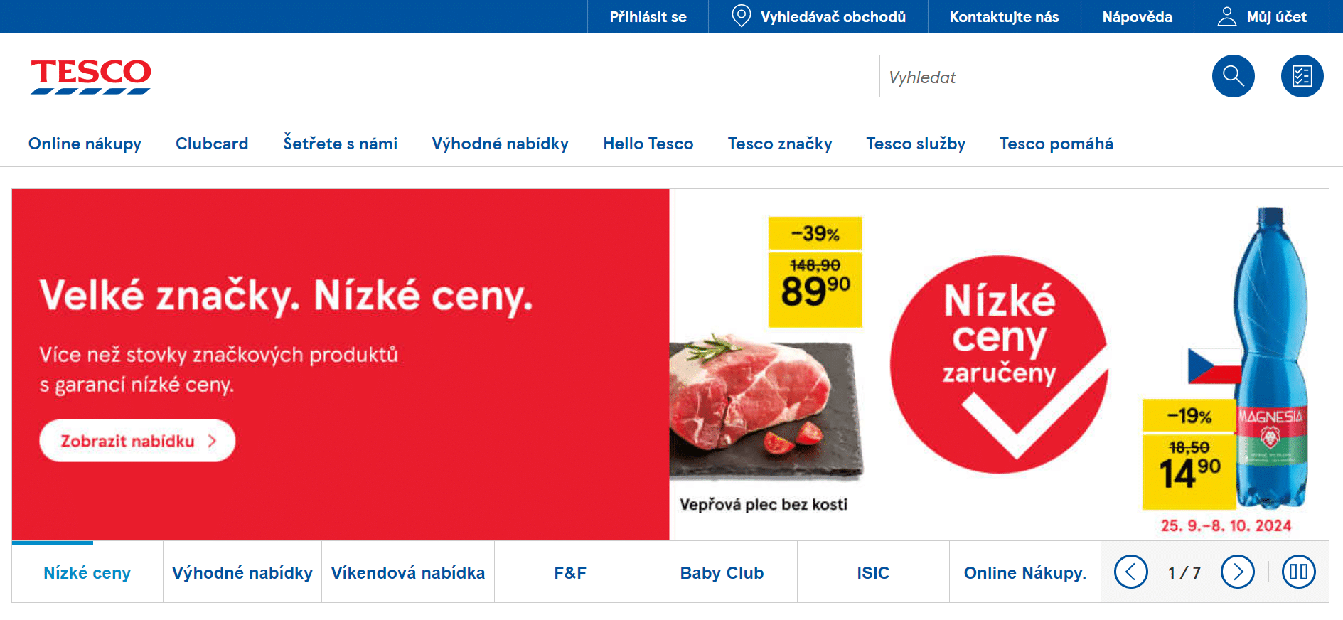 Itesco úvodní Strana