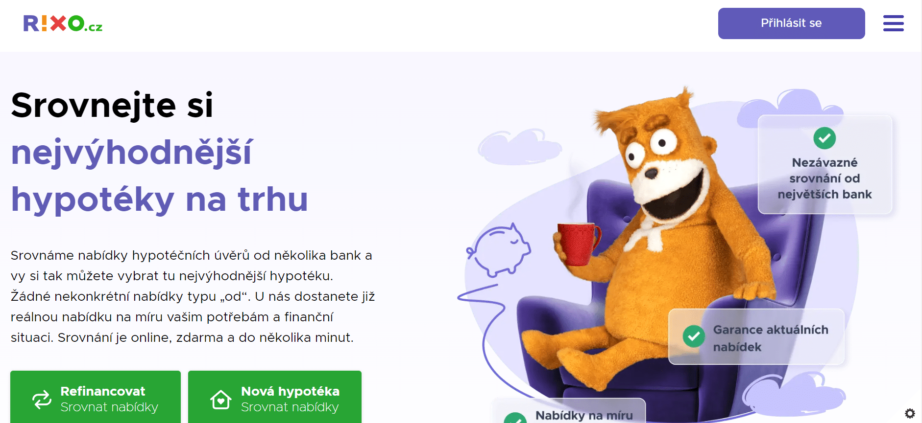 Rixo Stránka Pro Hypotéky