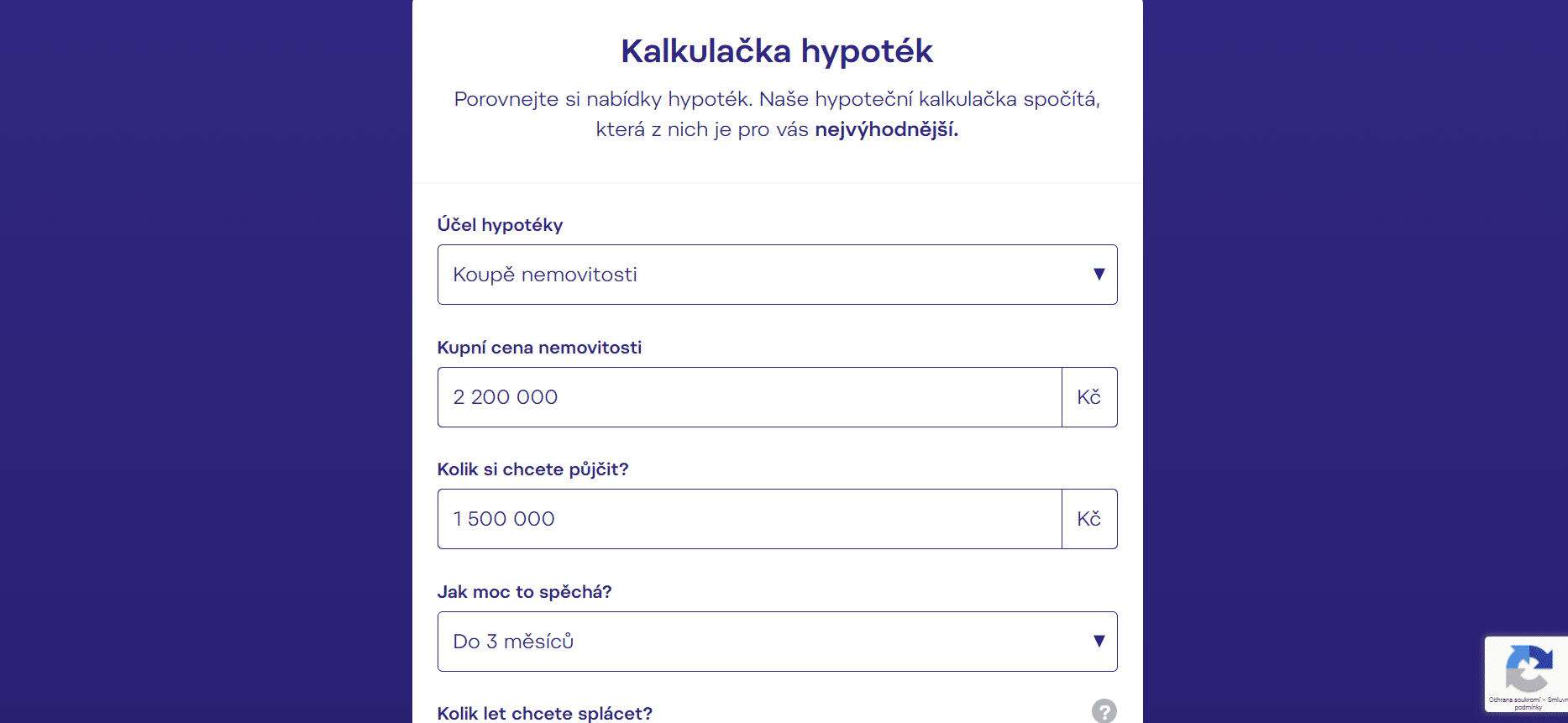 Ušetřeno Hypoteční Formulář