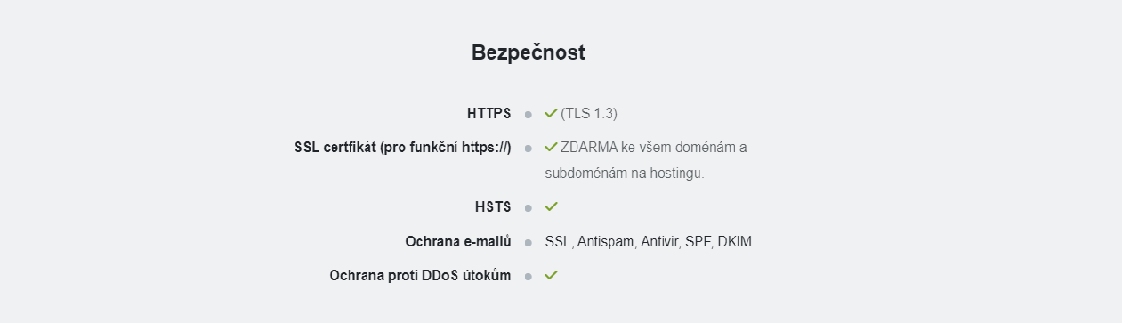 Blueboard Bezpečnost
