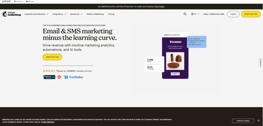 Mailchimp Hlavní Strana