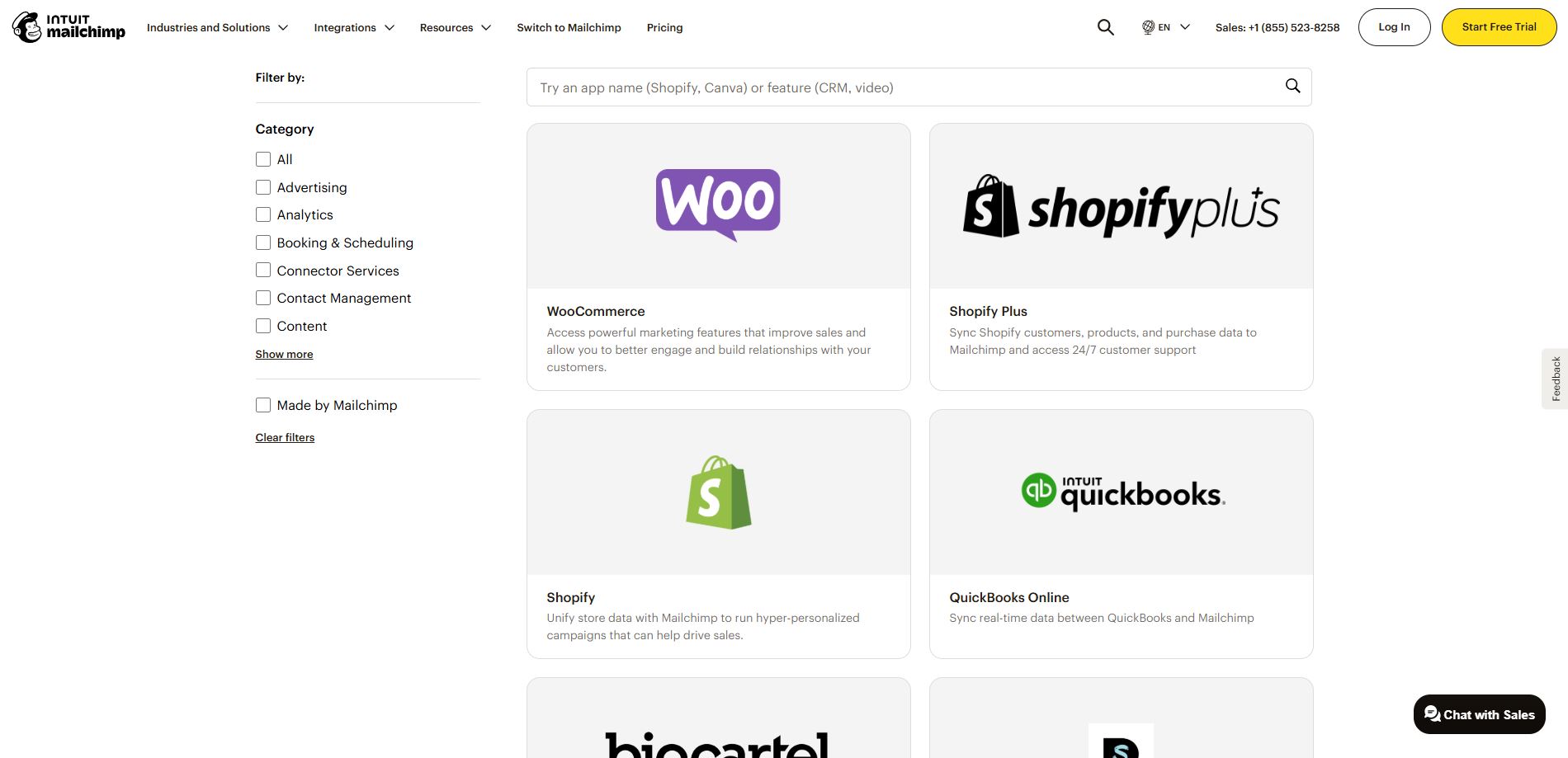 Mailchimp Integrace