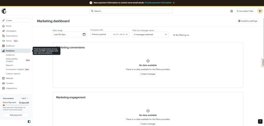 Mailchimp Statistiky